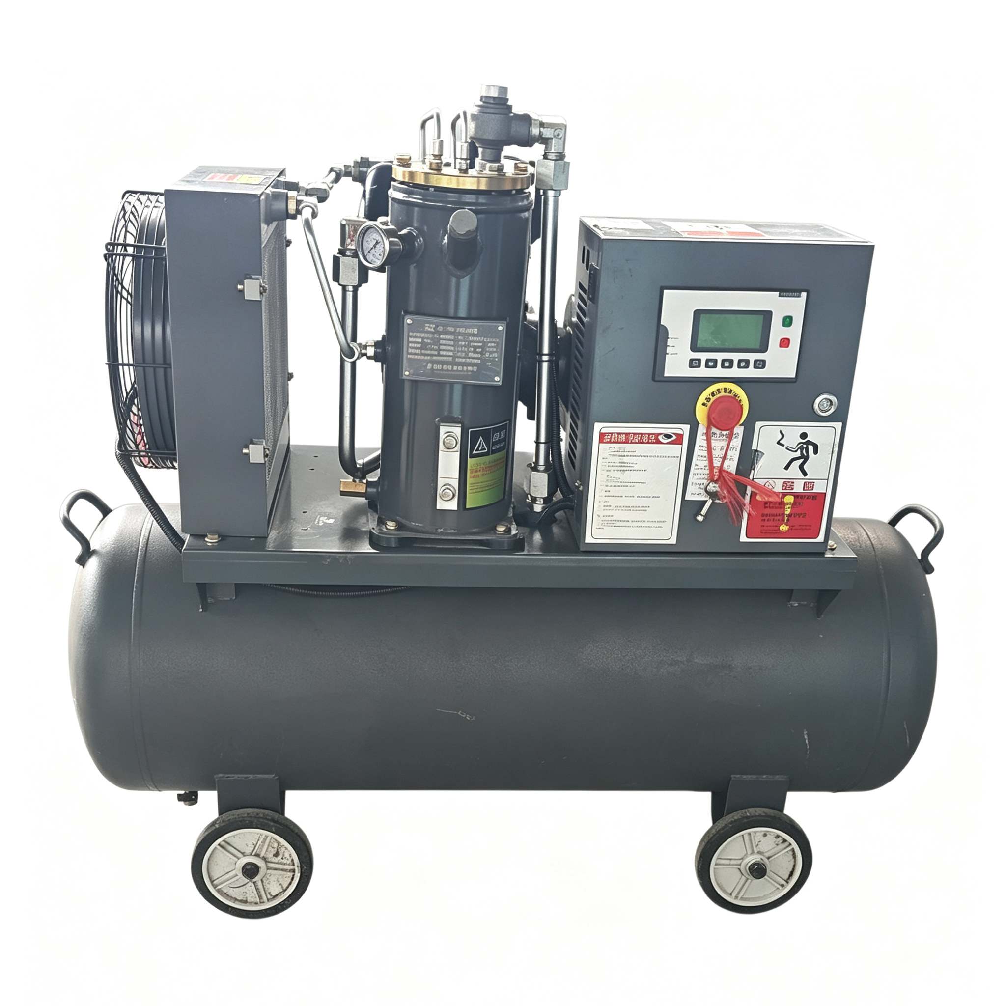 4.5kW 8 Bar Tank Mounted Fixed Speed Single Stage Air Compressor