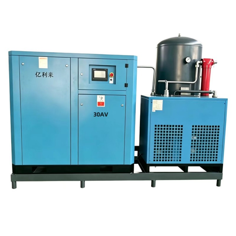 55kW Skid Mounted Low Pressure Fixed Speed Single Stage Air Compressor